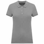 Piqué damespolo, oxford grey — productfoto 24