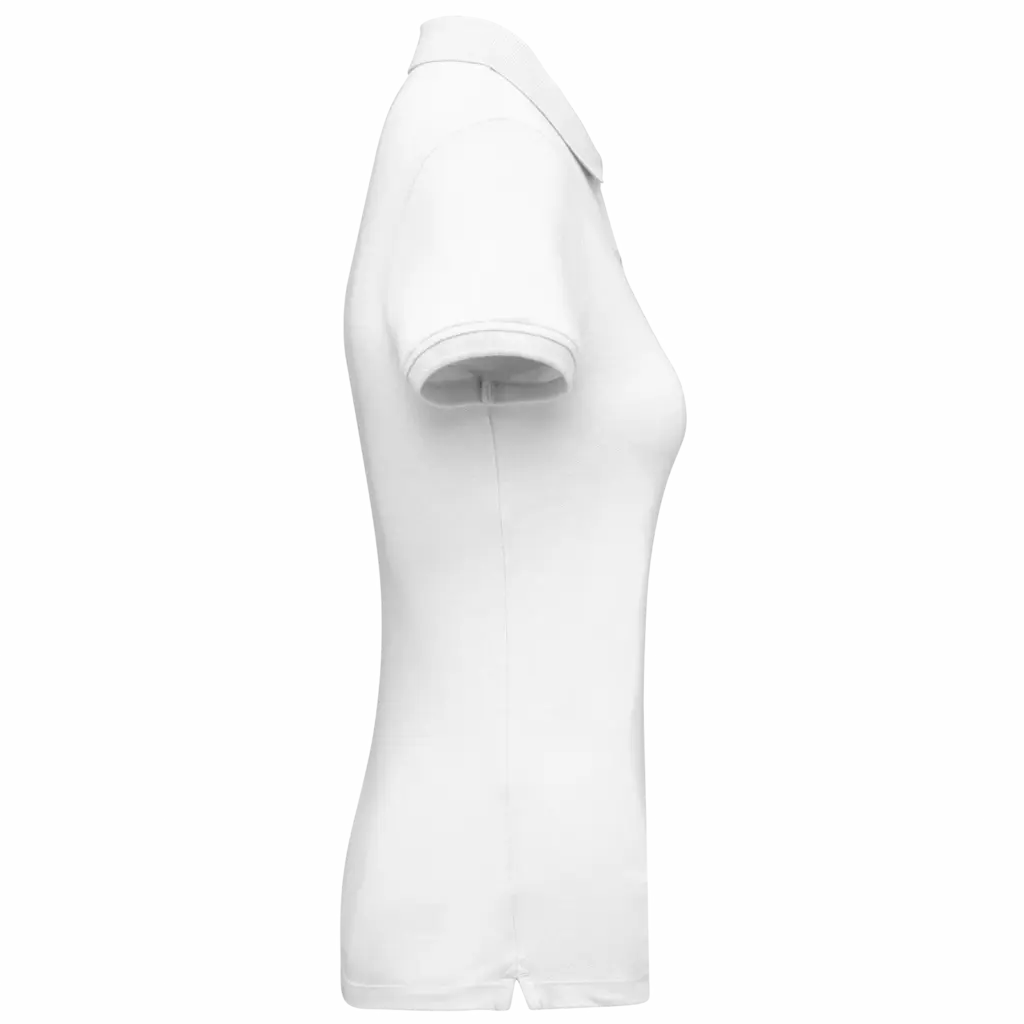 Piqué damespolo, white — productfoto 29
