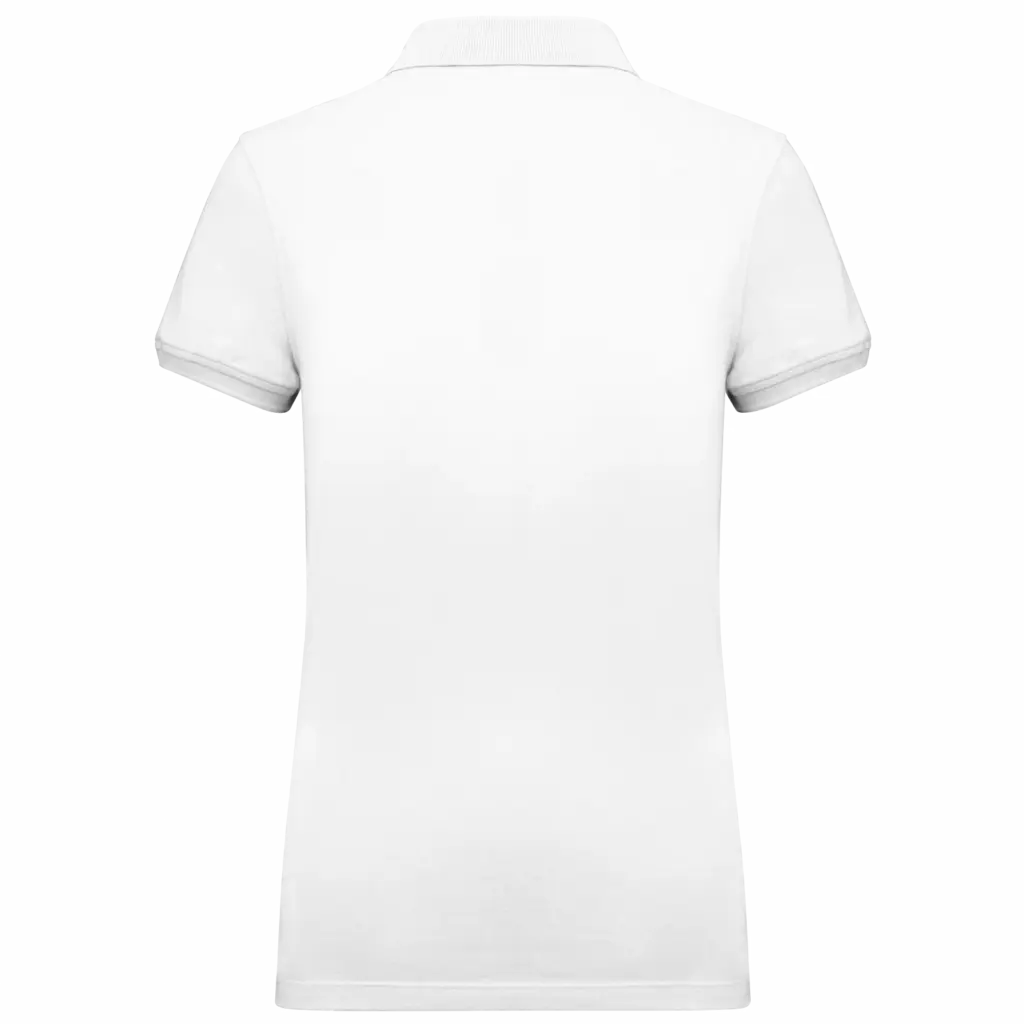 Piqué damespolo, white — productfoto 31