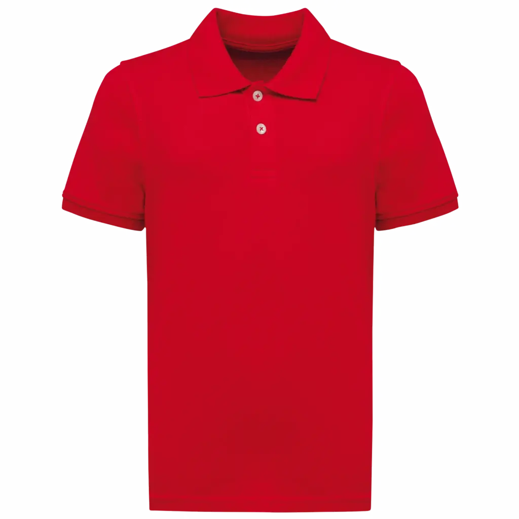 PS_K292_RED - Hidalgo-werbeartikel Piqué kinderpolo — productfoto 21