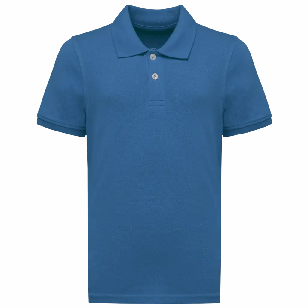 PS_K292_LIGHTROYALBLUE - Hidalgo-werbeartikel Piqué kinderpolo, light royal blue — productfoto 12