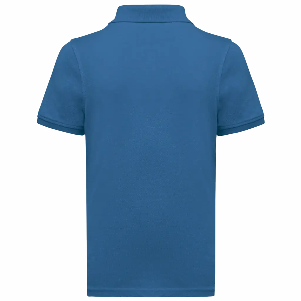 PS_K292-B_LIGHTROYALBLUE - Hidalgo-werbeartikel Piqué kinderpolo, light royal blue — productfoto 13