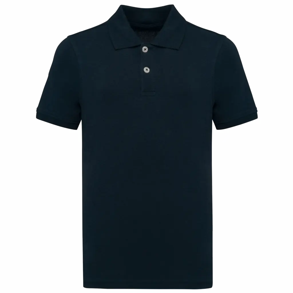 PS_K292_NAVY - Hidalgo-werbeartikel Piqué kinderpolo, navy — productfoto 15