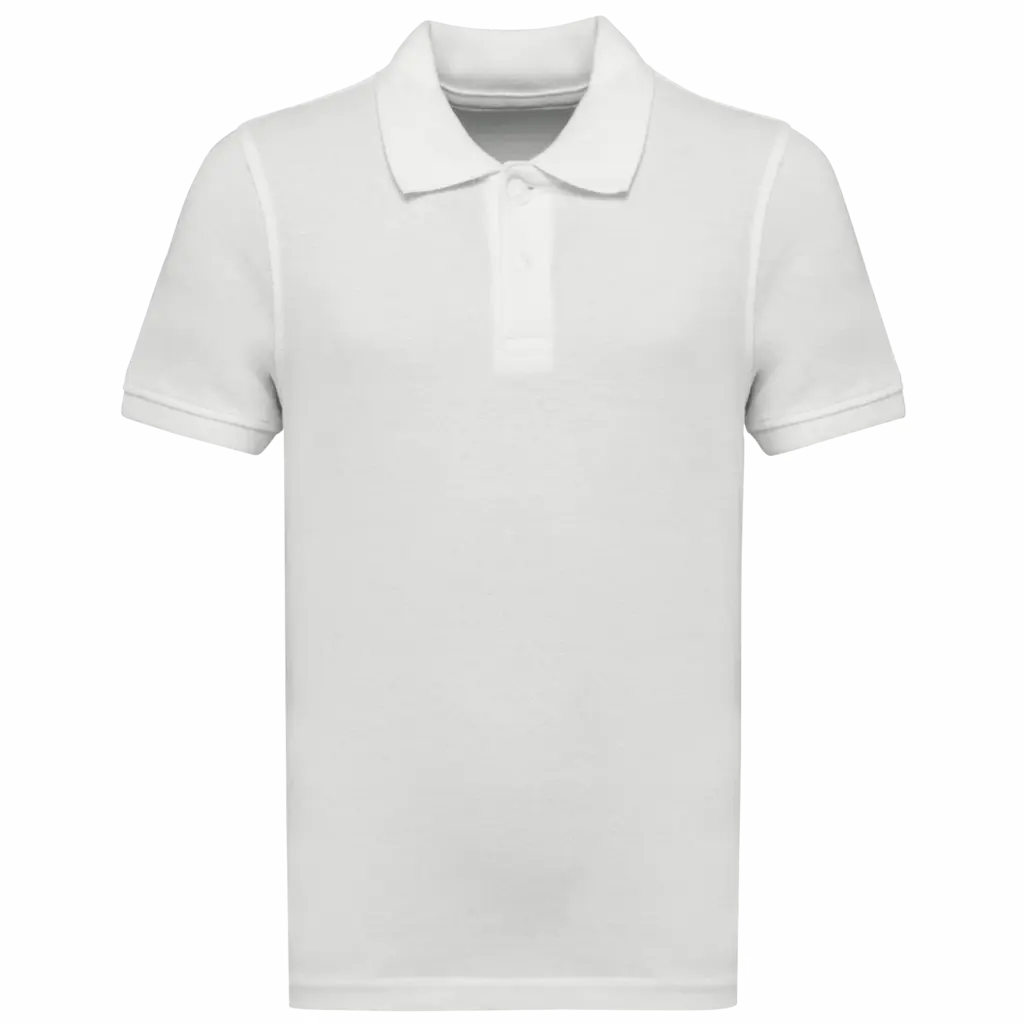PS_K292_WHITE - Hidalgo-werbeartikel Piqué kinderpolo, white — productfoto 24