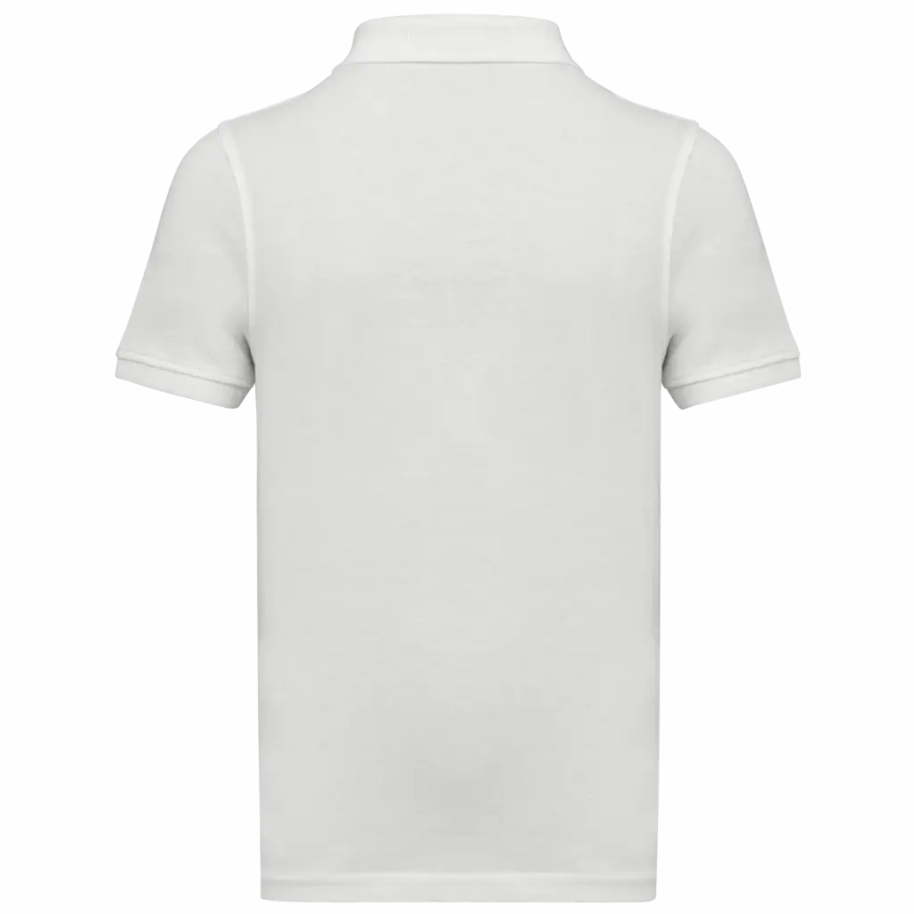 PS_K292-B_WHITE - Hidalgo-werbeartikel Piqué kinderpolo, white — productfoto 25