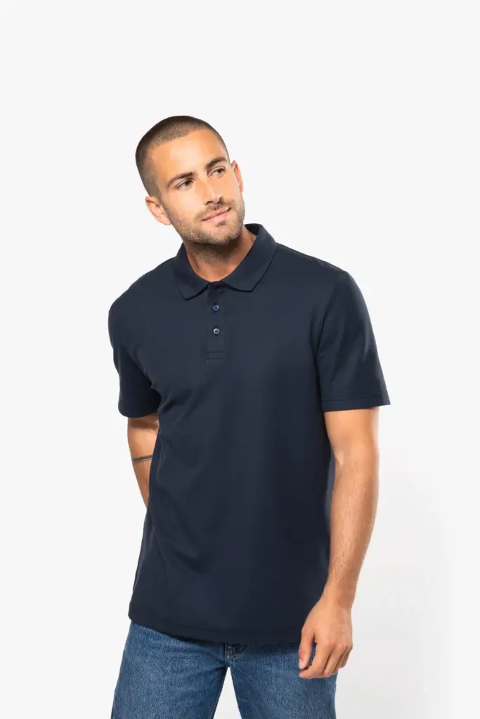 K295-3_2025 - Hidalgo-werbeartikel Unisex piqué polo — productfoto 4
