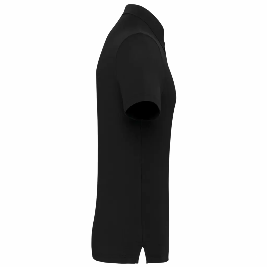 PS_K295-S_BLACK - Hidalgo-werbeartikel Unisex piqué polo, black — productfoto 18
