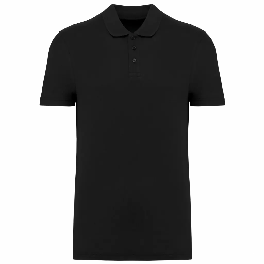 PS_K295_BLACK - Hidalgo-werbeartikel Unisex piqué polo, black — productfoto 19
