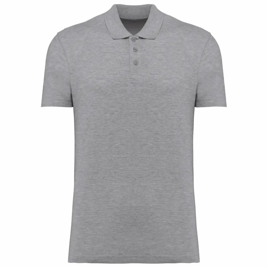 PS_K295_OXFORDGREY - Hidalgo-werbeartikel Unisex piqué polo, oxford grey — productfoto 28