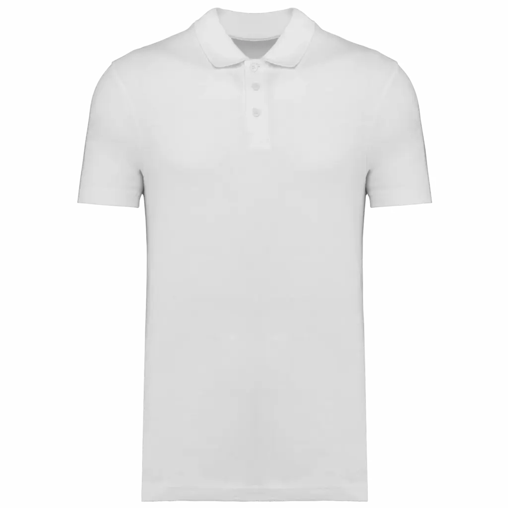 PS_K295_WHITE - Hidalgo-werbeartikel Unisex piqué polo, white — productfoto 37