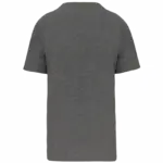 Heren-T-shirt Supima® V-hals korte mouwen, grey heather — productfoto 3