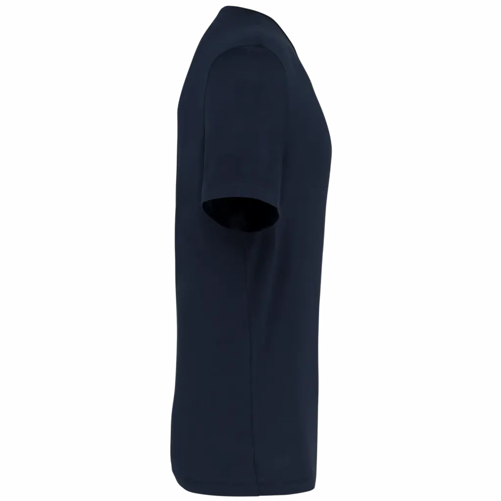 Heren-T-shirt Supima® V-hals korte mouwen, navy — productfoto 4