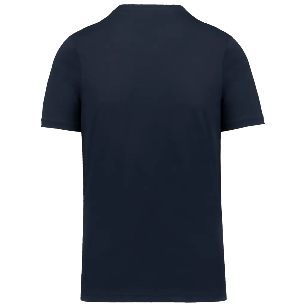 Heren-T-shirt Supima® V-hals korte mouwen, navy — productfoto 6