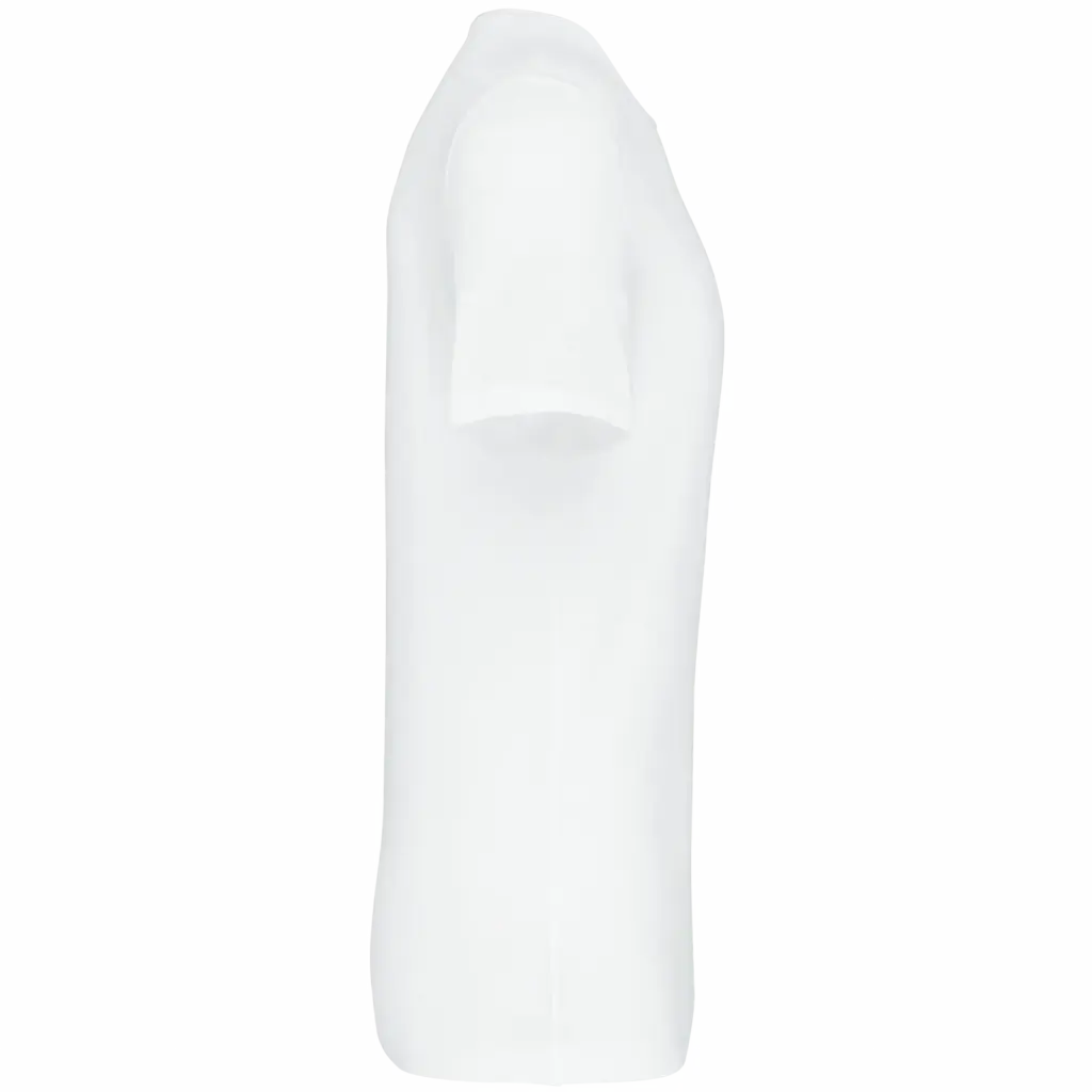 Heren-T-shirt Supima® V-hals korte mouwen, white — productfoto 7