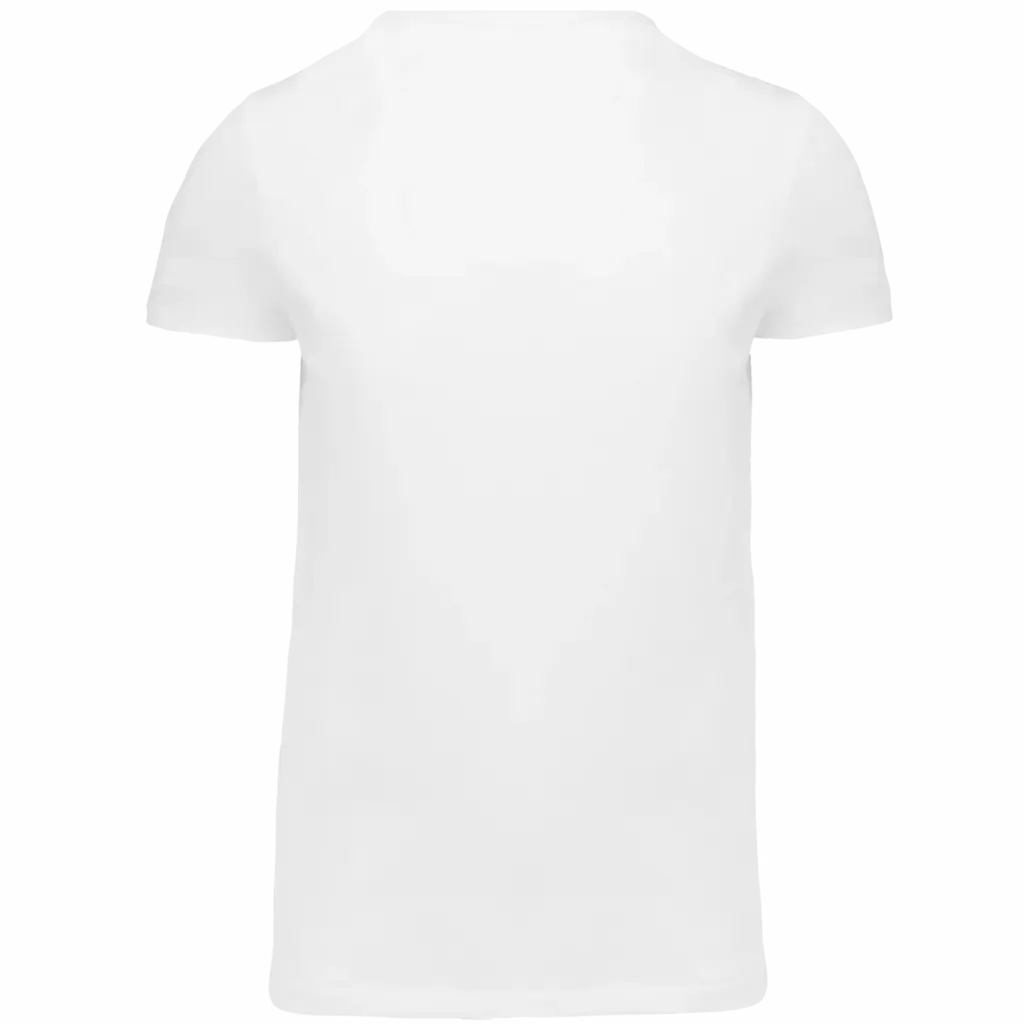 Heren-T-shirt Supima® V-hals korte mouwen, white — productfoto 9