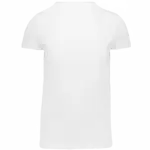 Heren-T-shirt Supima® V-hals korte mouwen, white — productfoto 9