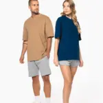 Oversized T-shirt korte mouwen uniseks — productfoto 2