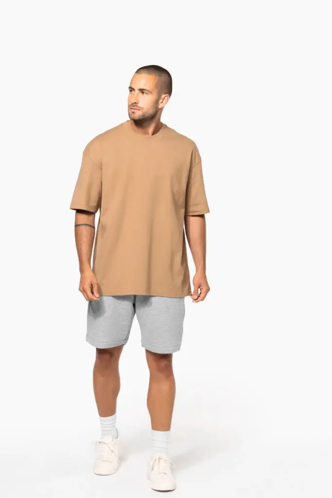 Oversized T-shirt korte mouwen uniseks — productfoto 3