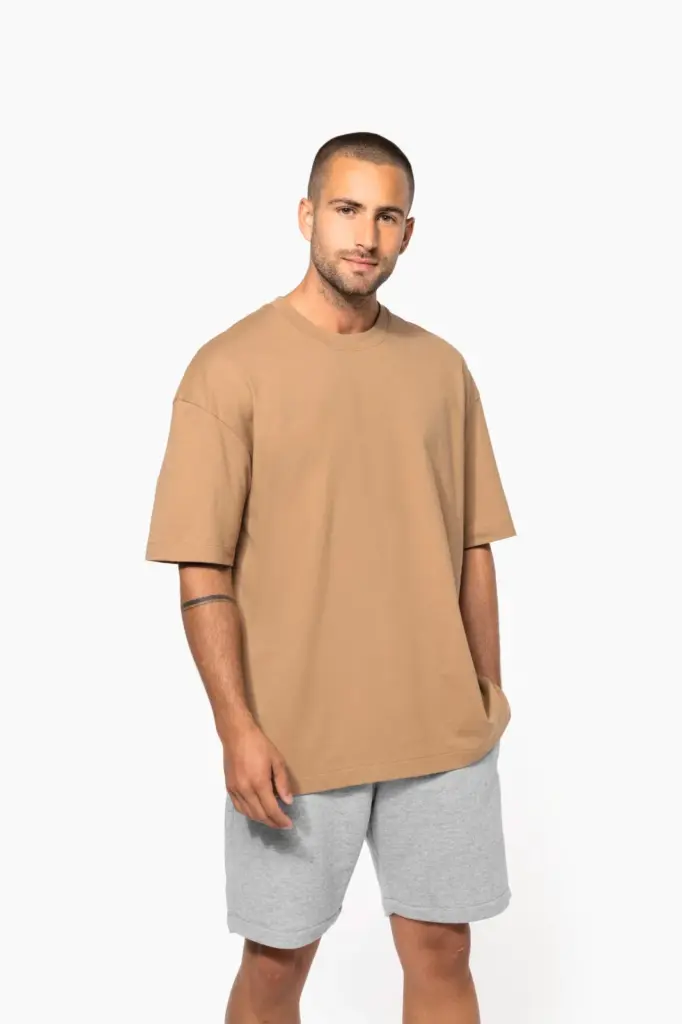 Oversized T-shirt korte mouwen uniseks — productfoto 5