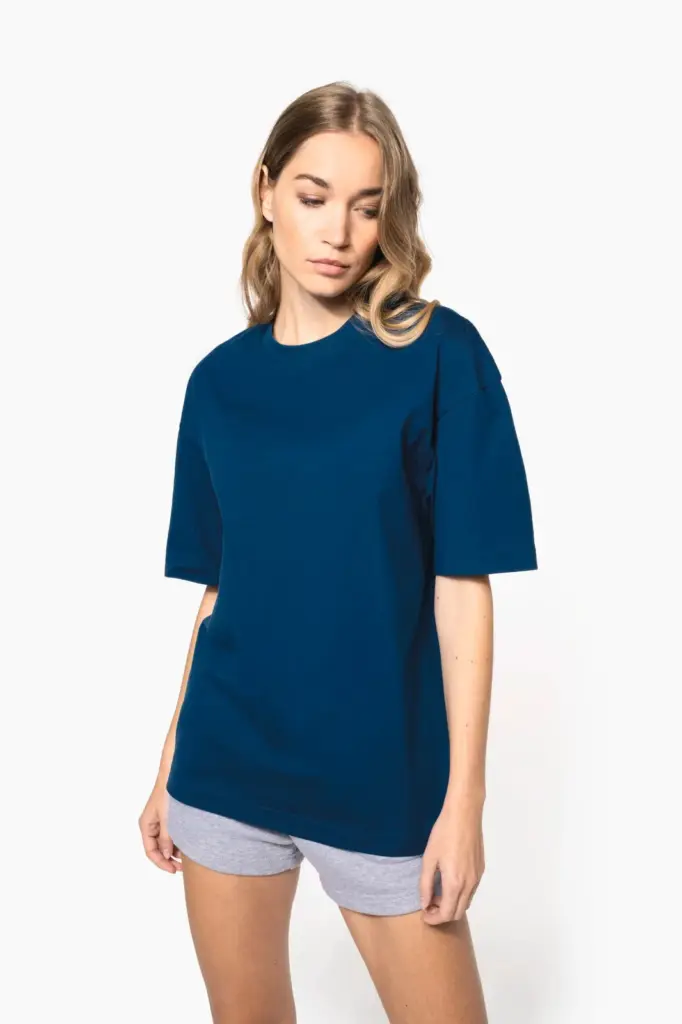 Oversized T-shirt korte mouwen uniseks — productfoto 8