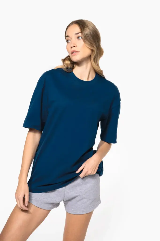 Oversized T-shirt korte mouwen uniseks — productfoto 10