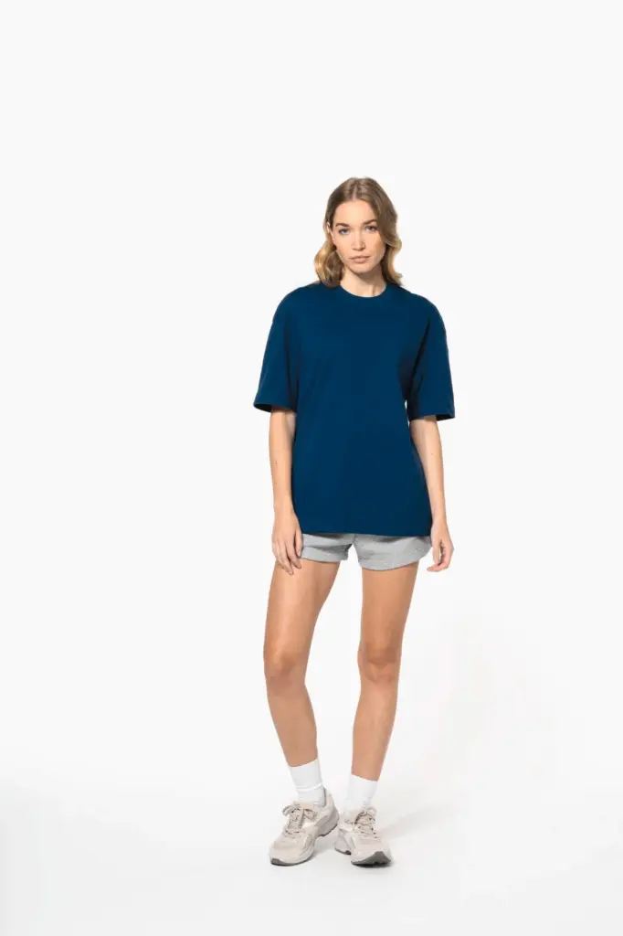 Oversized T-shirt korte mouwen uniseks — productfoto 11