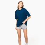 Oversized T-shirt korte mouwen uniseks — productfoto 12