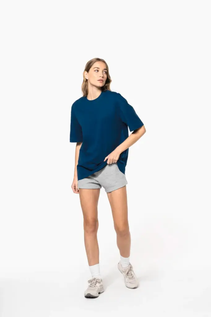 Oversized T-shirt korte mouwen uniseks — productfoto 12