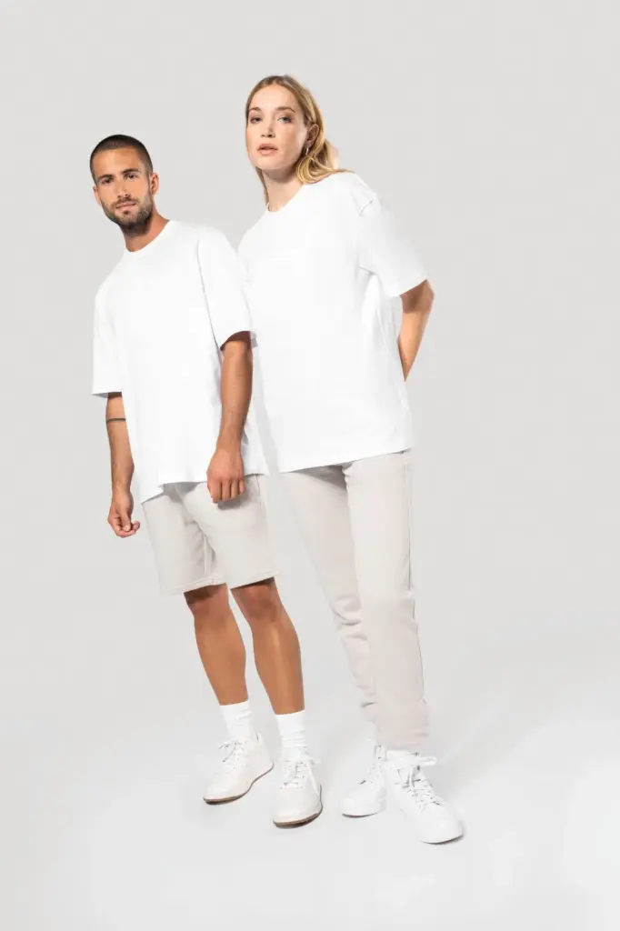 Oversized T-shirt korte mouwen uniseks — productfoto 16