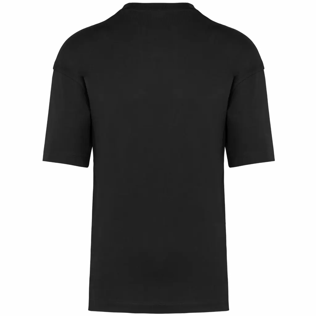 Oversized T-shirt korte mouwen uniseks, black — productfoto 20