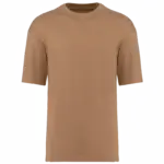 Oversized T-shirt korte mouwen uniseks, camel — productfoto 22