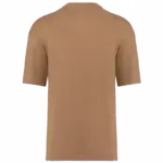 Oversized T-shirt korte mouwen uniseks, camel — productfoto 23