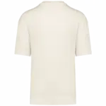 Oversized T-shirt korte mouwen uniseks, coconut milk — productfoto 26