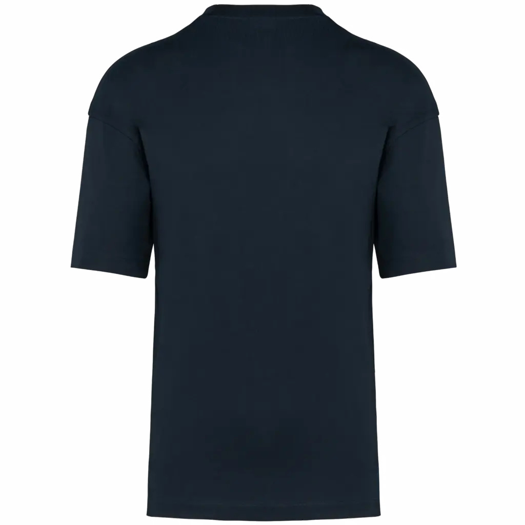 Oversized T-shirt korte mouwen uniseks, navy — productfoto 35