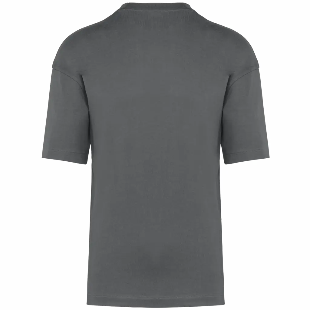Oversized T-shirt korte mouwen uniseks, storm grey — productfoto 44