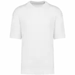 Oversized T-shirt korte mouwen uniseks, white — productfoto 46
