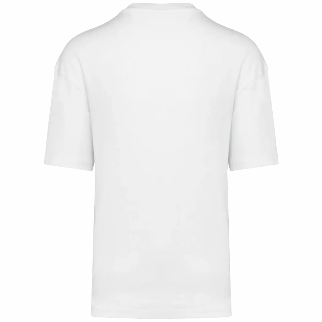 Oversized T-shirt korte mouwen uniseks, white — productfoto 47