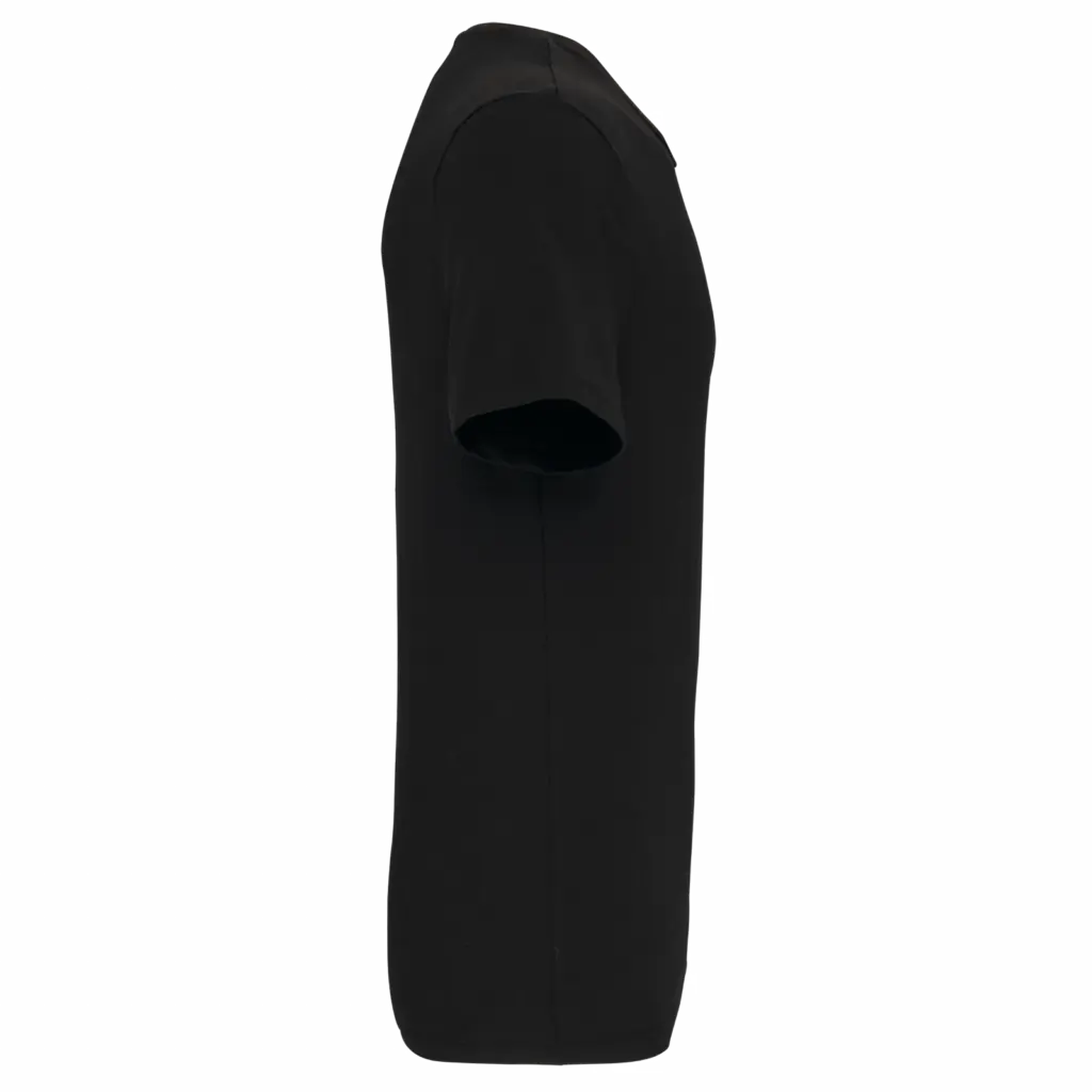 T-shirt ronde hals korte mouwen, black — productfoto 10