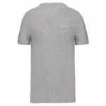 T-shirt ronde hals korte mouwen, light grey heather — productfoto 18
