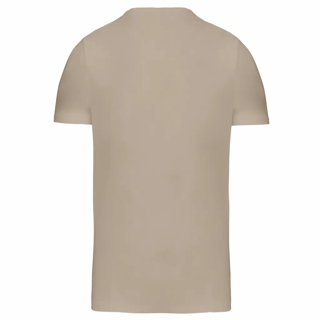 T-shirt ronde hals korte mouwen, light sand — productfoto 21