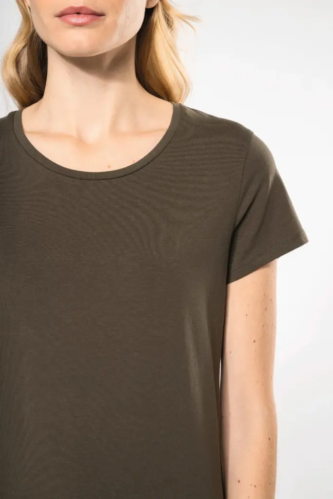 Dames-T-shirt ronde hals korte mouwen — productfoto 1