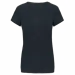 Dames-T-shirt ronde hals korte mouwen, navy — productfoto 18