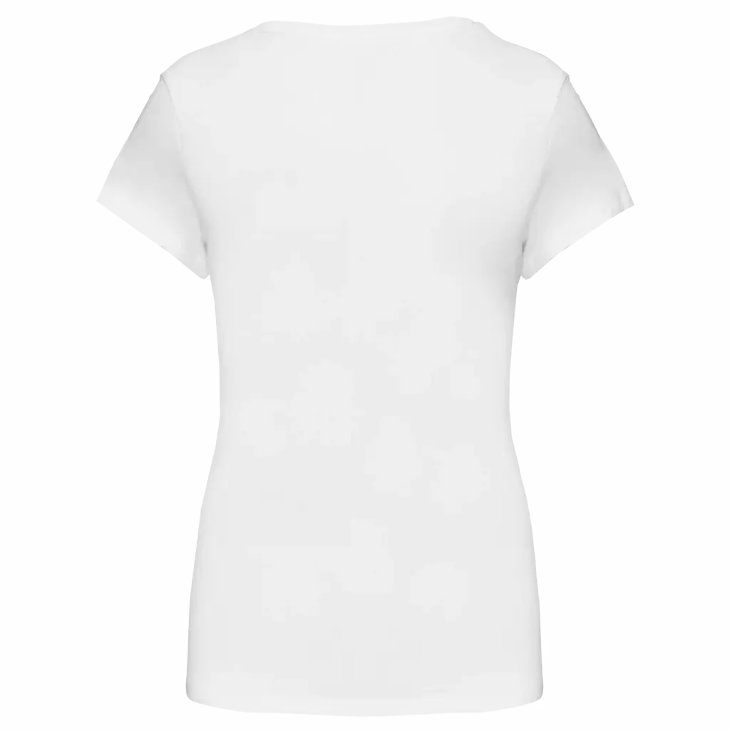 Dames-T-shirt ronde hals korte mouwen, white — productfoto 21