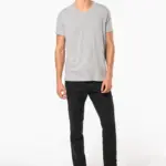 T-shirt korte mouwen V-hals — productfoto 6