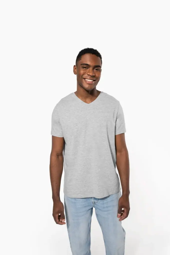 T-shirt korte mouwen V-hals — productfoto 9