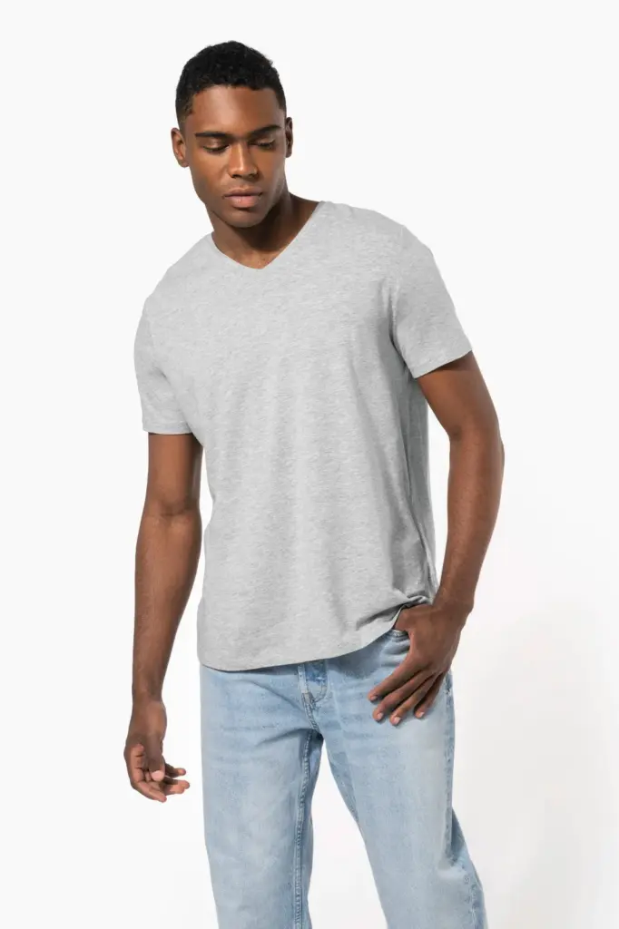 T-shirt korte mouwen V-hals — productfoto 10