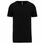 T-shirt korte mouwen V-hals, black — productfoto 16