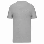 T-shirt korte mouwen V-hals, light grey heather — productfoto 20
