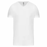 T-shirt korte mouwen V-hals, white — productfoto 25
