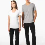 Dames-T-shirt V-hals korte mouwen — productfoto 8